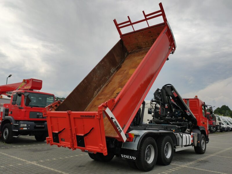 Volvo FMX 410 6x4 13L HDS Radiowy Hydroburta HIAB XS122D-4 HIDUO Wywrot MERREL 2-stronny Sprowadzony !!!