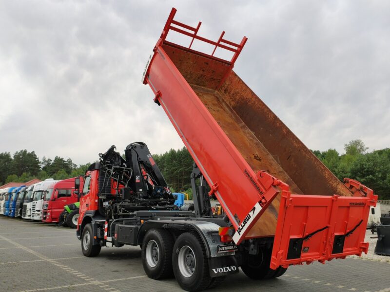 Volvo FMX 410 6x4 13L HDS Radiowy Hydroburta HIAB XS122D-4 HIDUO Wywrot MERREL 2-stronny Sprowadzony !!!