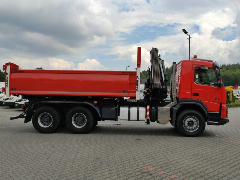 Volvo FMX 410 6x4 13L HDS Radiowy Hydroburta HIAB XS122D-4 HIDUO Wywrot MERREL 2-stronny Sprowadzony !!!