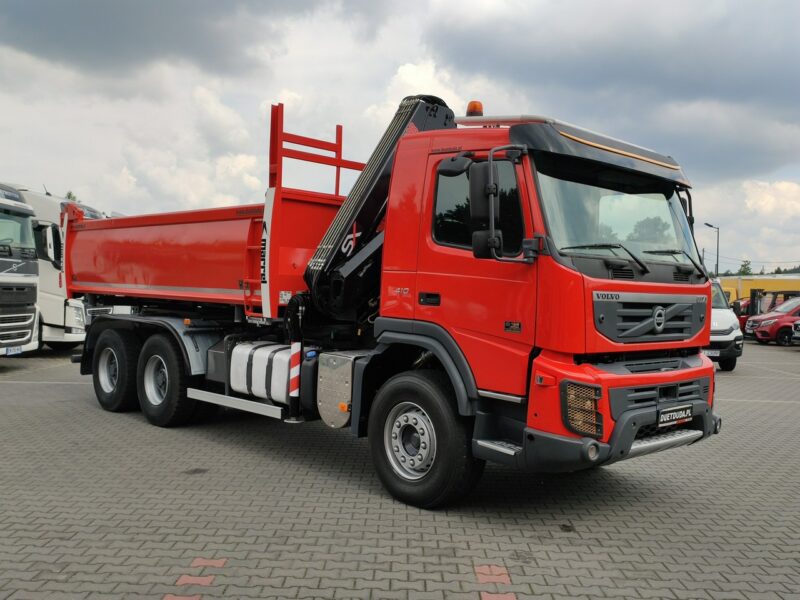 Volvo FMX 410 6x4 13L HDS Radiowy Hydroburta HIAB XS122D-4 HIDUO Wywrot MERREL 2-stronny Sprowadzony !!!