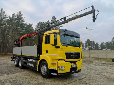 MAN TGS 6x4 HDS Palfinger PK 16001-K Salon Polska Niski Przebieg! Jeden Właściciel! Sterowanie z Siodełka! Zawieszenie Na Resorach!