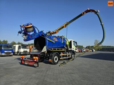 MAN 4x4 WUKO GAMON PW8 do zbierania odpadów płynnych separatorów WUKO asenizacyjny separator beczka odpady czyszczenie kanalizacja