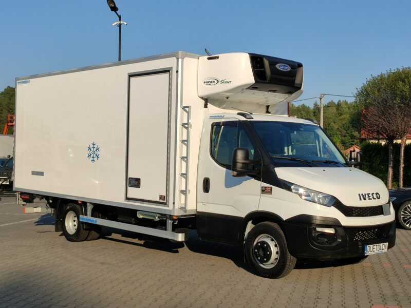 Iveco Daily 70C17 Mroźnia Ściana Grodziowa Multitemperatura Podwójny Parownik Agregat Supra 750 Boczne Drzwi+Tył Winda DHOLLANDIA