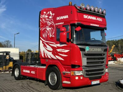 Scania R 450 Topline E6 4x2 Retarder Klima Postojowa !!! Serwisowana Bezwypadkowa Sprawna Zadbana Stan Dobry