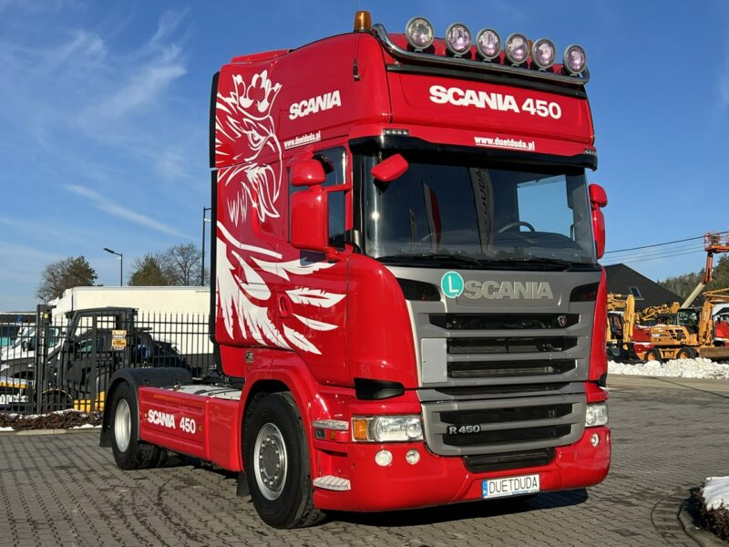 Scania R 450 Topline E6 4x2 Retarder Klima Postojowa !!! Serwisowana Bezwypadkowa Sprawna Zadbana Stan Dobry