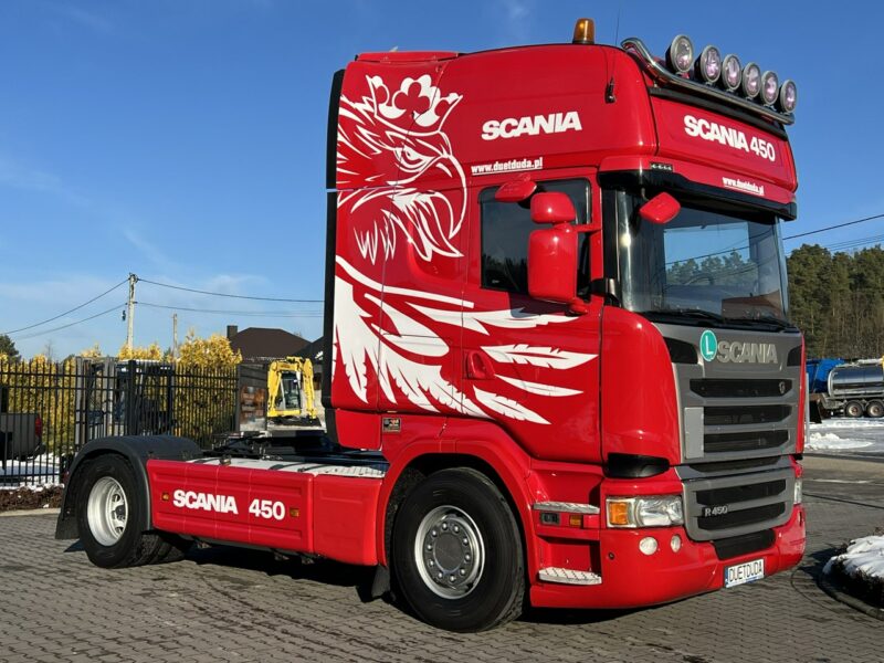 Scania R 450 Topline E6 4x2 Retarder Klima Postojowa !!! Serwisowana Bezwypadkowa Sprawna Zadbana Stan Dobry