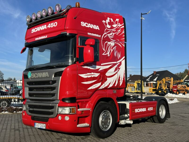 Scania R 450 Topline E6 4x2 Retarder Klima Postojowa !!! Serwisowana Bezwypadkowa Sprawna Zadbana Stan Dobry