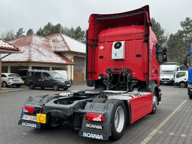 Scania R410 E6 4x2 Retarder Klima Postojowa Low deck / Mega Lowdeck Przód i Tył na Poduszkach