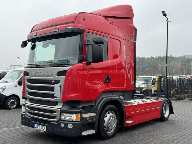 Scania R410 E6 4x2 Retarder Klima Postojowa Low deck / Mega Lowdeck Przód i Tył na Poduszkach