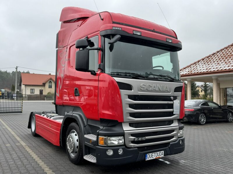 Scania R410 E6 4x2 Retarder Klima Postojowa Low deck / Mega Lowdeck Przód i Tył na Poduszkach