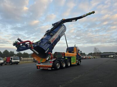 Scania Amphitec VORTEX G2 Ładowarka próżniowa ssąco-nadmuchowa ATEX ATEX koparka ssąca substancje sypkie odkurzacz WUKO Saugbagger