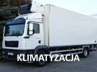 MAN TGM 18.250 Euro 5 chłodnia 20 palet winda sprowadzony MAN TGM 18.250 euro 5 chłodnia carrier supra 950 20 palet ks.serwisowa