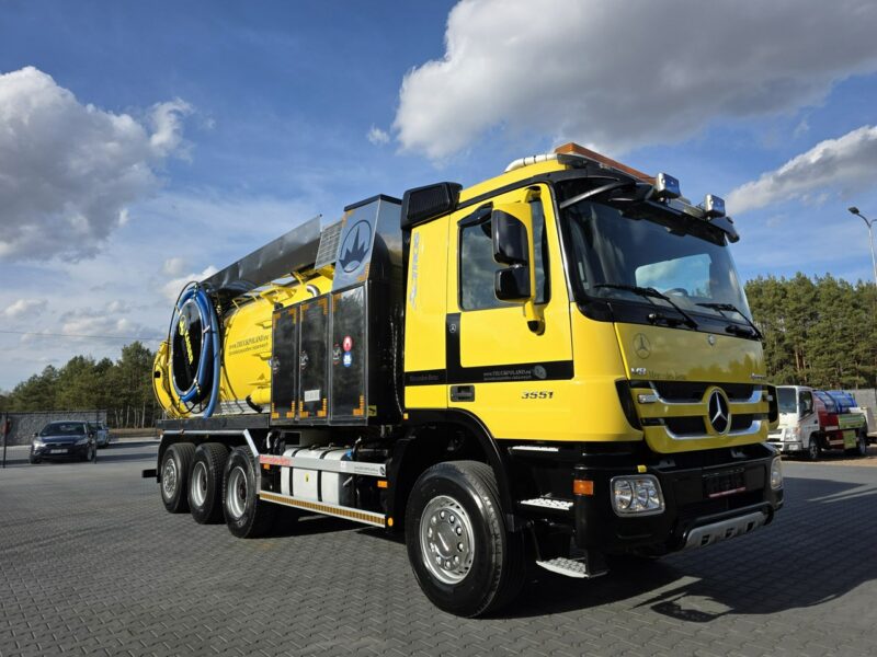 Mercedes WUKO KAISER EUR-MARK PKL 10.10 DO CZYSZCZENIA KANAŁÓW WUKO gorąca woda asenizacyjny separator beczka odpady kanalizacja