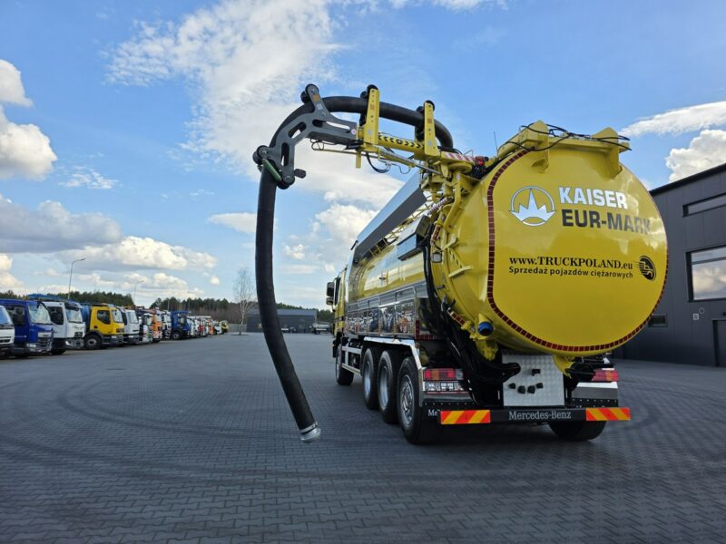 Mercedes WUKO KAISER EUR-MARK PKL 10.10 DO CZYSZCZENIA KANAŁÓW WUKO gorąca woda asenizacyjny separator beczka odpady kanalizacja
