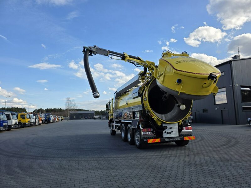 Mercedes WUKO KAISER EUR-MARK PKL 10.10 DO CZYSZCZENIA KANAŁÓW WUKO gorąca woda asenizacyjny separator beczka odpady kanalizacja