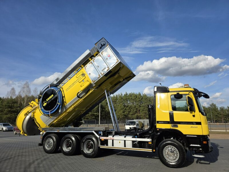 Mercedes WUKO KAISER EUR-MARK PKL 10.10 DO CZYSZCZENIA KANAŁÓW WUKO gorąca woda asenizacyjny separator beczka odpady kanalizacja