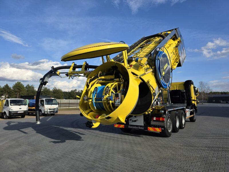 Mercedes WUKO KAISER EUR-MARK PKL 10.10 DO CZYSZCZENIA KANAŁÓW WUKO gorąca woda asenizacyjny separator beczka odpady kanalizacja