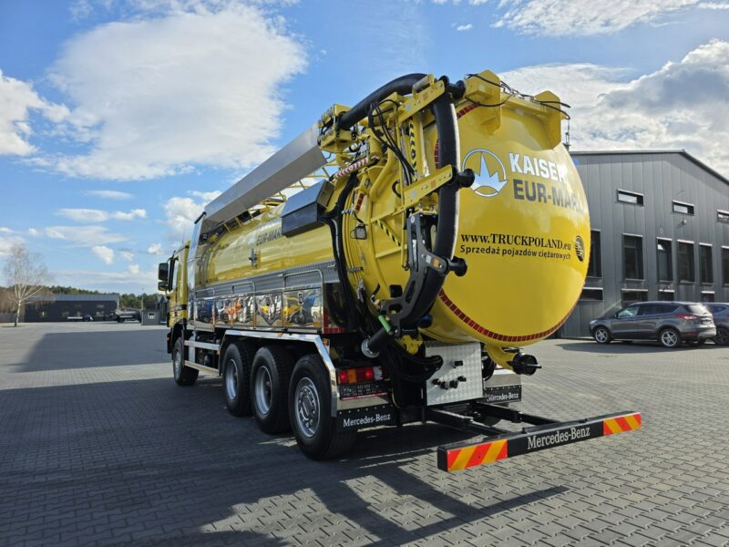 Mercedes WUKO KAISER EUR-MARK PKL 10.10 DO CZYSZCZENIA KANAŁÓW WUKO gorąca woda asenizacyjny separator beczka odpady kanalizacja