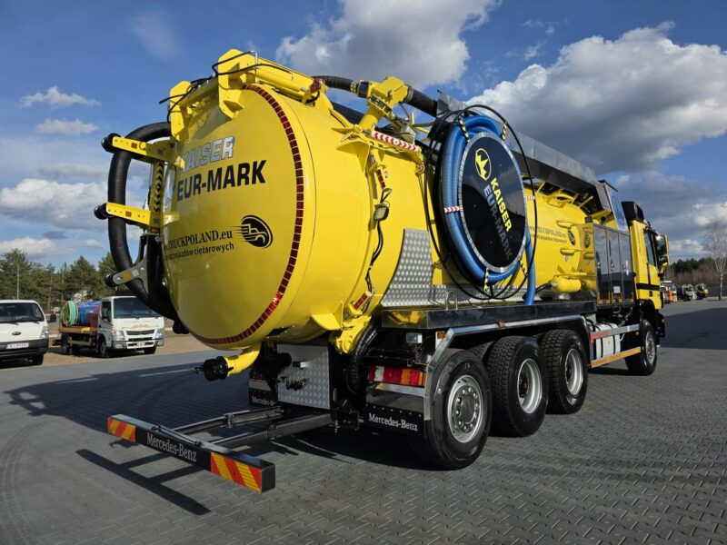 Mercedes WUKO KAISER EUR-MARK PKL 10.10 DO CZYSZCZENIA KANAŁÓW WUKO gorąca woda asenizacyjny separator beczka odpady kanalizacja