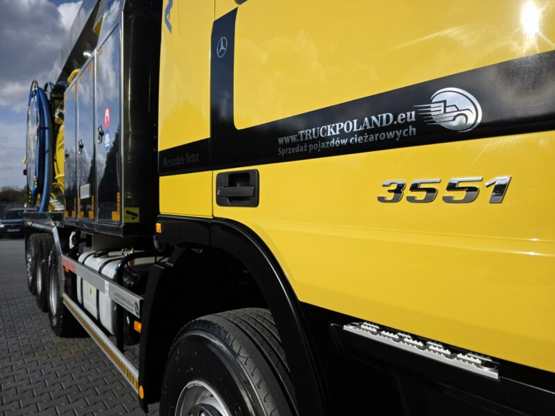 Mercedes WUKO KAISER EUR-MARK PKL 10.10 DO CZYSZCZENIA KANAŁÓW WUKO gorąca woda asenizacyjny separator beczka odpady kanalizacja