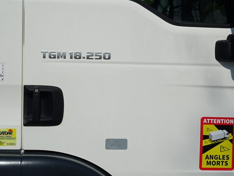 MAN TGM 18.250 Euro 6 kontener 21p. ład. 10300kg! Winda Sprowadzony MAN TGM 18.250 Euro6 ład. 10300kg, kontener 21 palet winda Sprowadzony