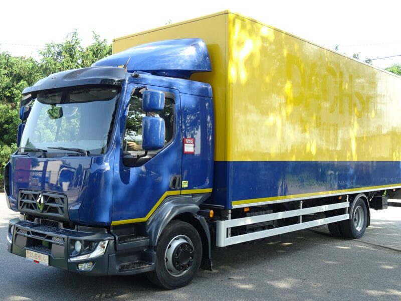 Renault Midlum D12 Euro 6 kontener 18p z windą klapa sypial sprowadzony! renault Midlum D12 Euro6 sypialna kontener winda 18 palet