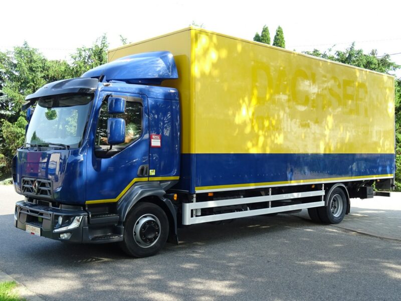 Renault Midlum D12 Euro 6 kontener 18p z windą klapa sypial sprowadzony! renault Midlum D12 Euro6 sypialna kontener winda 18 palet