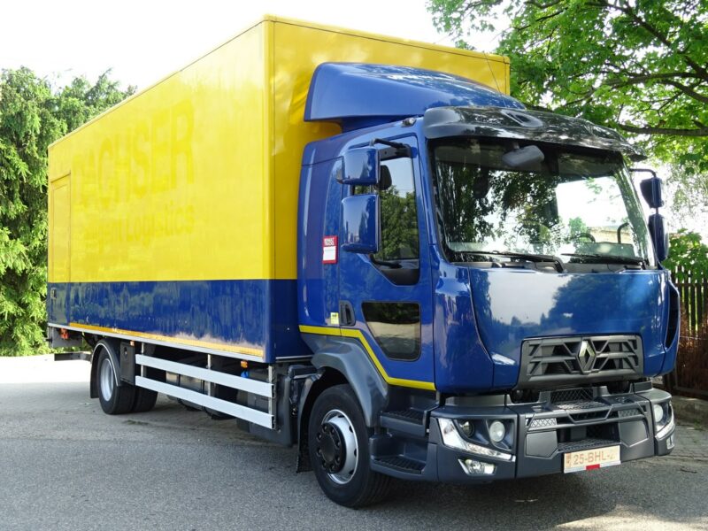 Renault Midlum D12 Euro 6 kontener 18p z windą klapa sypial sprowadzony! renault Midlum D12 Euro6 sypialna kontener winda 18 palet