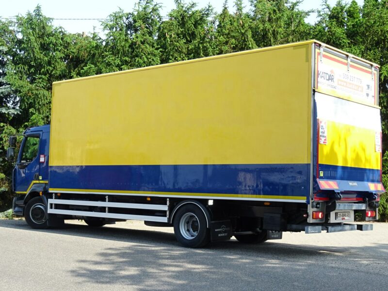 Renault Midlum D12 Euro 6 kontener 18p z windą klapa sypial sprowadzony! renault Midlum D12 Euro6 sypialna kontener winda 18 palet