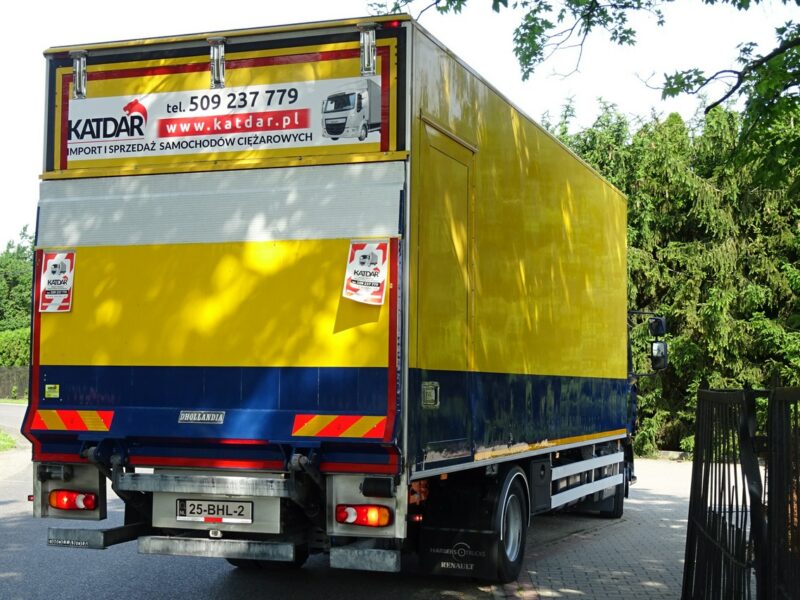 Renault Midlum D12 Euro 6 kontener 18p z windą klapa sypial sprowadzony! renault Midlum D12 Euro6 sypialna kontener winda 18 palet