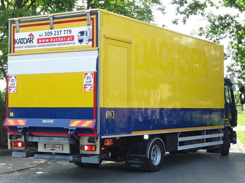Renault Midlum D12 Euro 6 kontener 18p z windą klapa sypial sprowadzony! renault Midlum D12 Euro6 sypialna kontener winda 18 palet