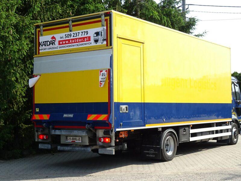 Renault Midlum D12 Euro 6 kontener 18p z windą klapa sypial sprowadzony! renault Midlum D12 Euro6 sypialna kontener winda 18 palet