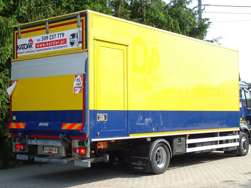 Renault Midlum D12 Euro 6 kontener 18p z windą klapa sypial sprowadzony! renault Midlum D12 Euro6 sypialna kontener winda 18 palet