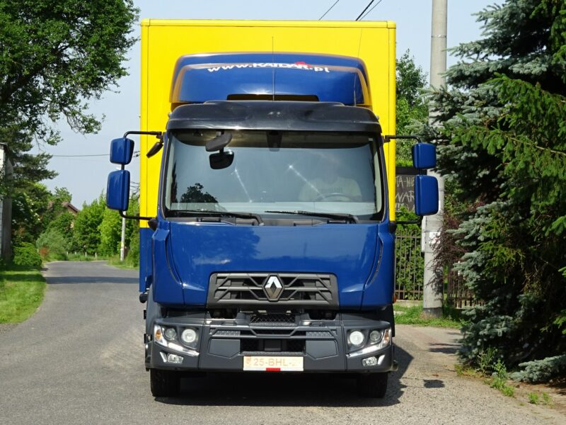 Renault Midlum D12 Euro 6 kontener 18p z windą klapa sypial sprowadzony! renault Midlum D12 Euro6 sypialna kontener winda 18 palet