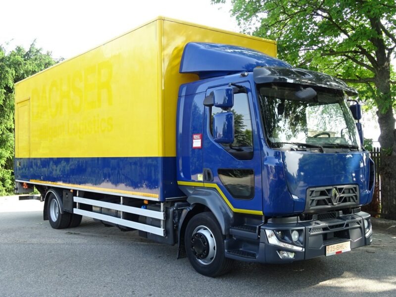 Renault Midlum D12 Euro 6 kontener 18p z windą klapa sypial sprowadzony! renault Midlum D12 Euro6 sypialna kontener winda 18 palet