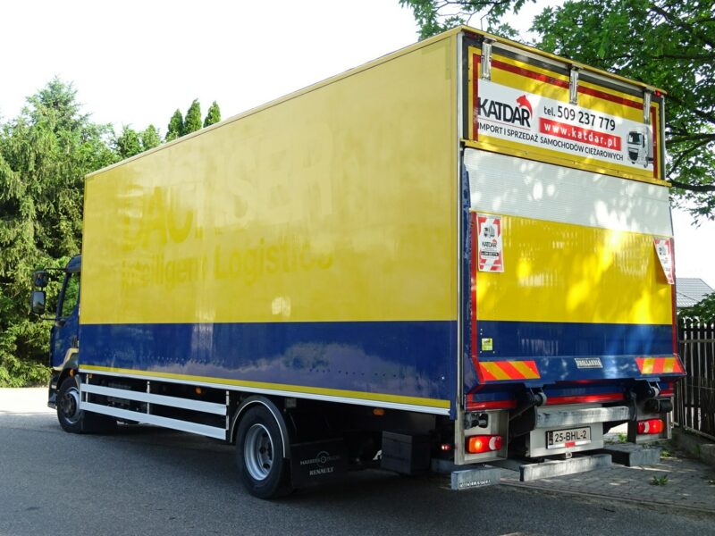 Renault Midlum D12 Euro 6 kontener 18p z windą klapa sypial sprowadzony! renault Midlum D12 Euro6 sypialna kontener winda 18 palet