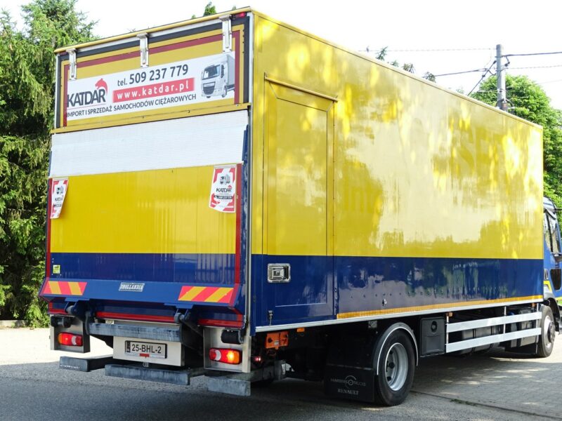 Renault Midlum D12 Euro 6 kontener 18p z windą klapa sypial sprowadzony! renault Midlum D12 Euro6 sypialna kontener winda 18 palet