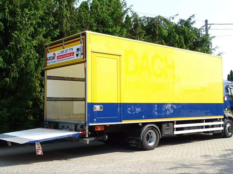 Renault Midlum D12 Euro 6 kontener 18p z windą klapa sypial sprowadzony! renault Midlum D12 Euro6 sypialna kontener winda 18 palet