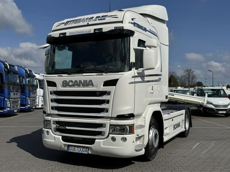 Scania G450 E6 Retarder Hydraulika 4x2 na Kołach 315/80/22,5r Manual Przód Tył na Poduszkach ( R450, R410) nie Man Volvo Mercedes