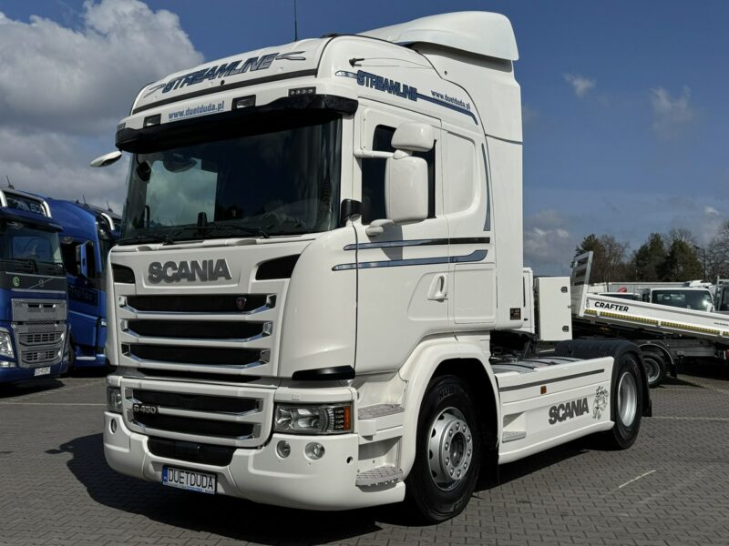 Scania G450 E6 Retarder Hydraulika 4x2 na Kołach 315/80/22,5r Manual Przód Tył na Poduszkach ( R450, R410) nie Man Volvo Mercedes