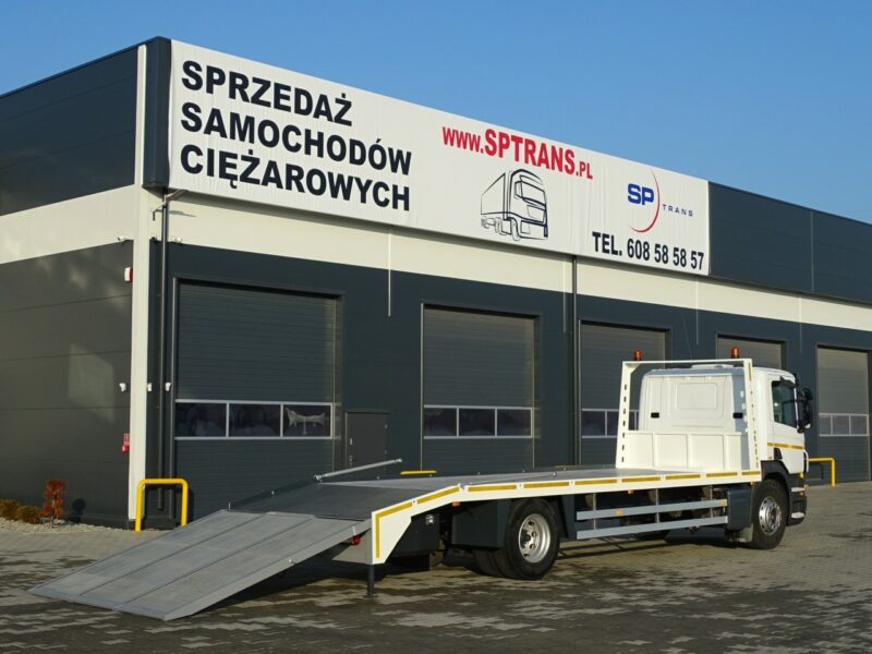 DAF LF 45.210 Laweta Pomoc Drogowa Specjalny Przebieg Udokumentowany, Hydrauliczna klapa najazdowa, EURO 5,Poduszki