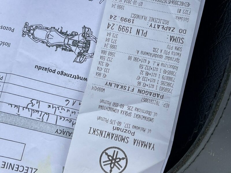 Yamaha Drag Star 650 Zarejestrowany Ubezpieczony