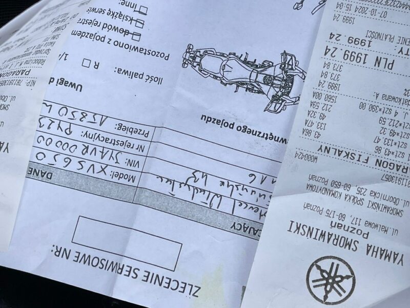 Yamaha Drag Star 650 Zarejestrowany Ubezpieczony