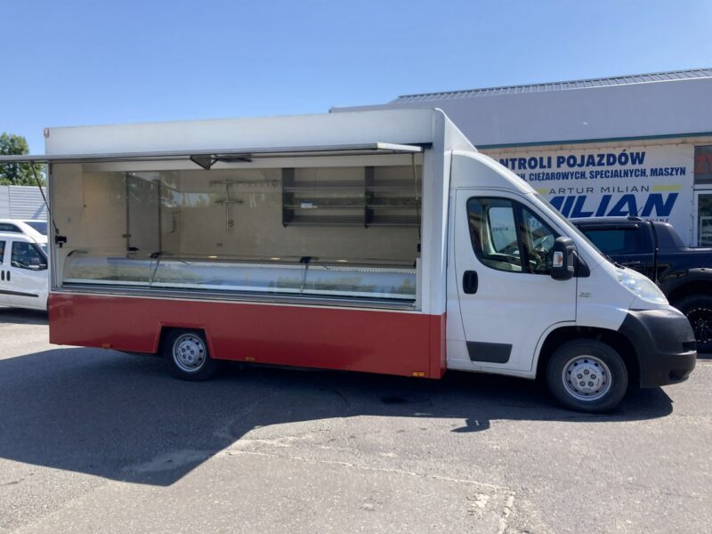 Fiat Ducato Autosklep Wędlin Gastronomiczny Food Truck Foodtruck sklep bar 2009