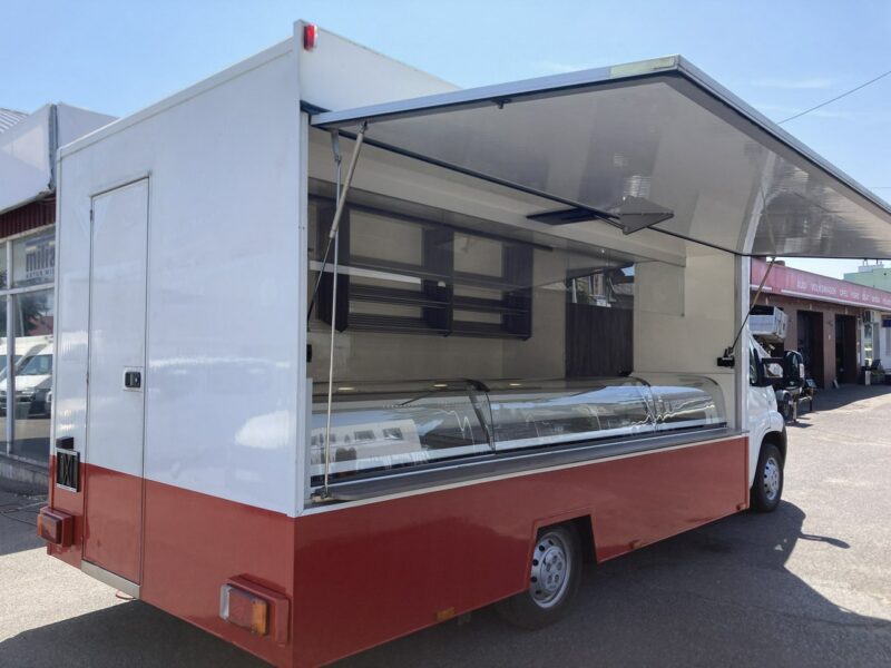 Fiat Ducato Autosklep Wędlin Gastronomiczny Food Truck Foodtruck sklep bar 2009