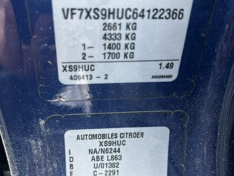 Citroen Jumpy Citroen Jumpy Long 1.6HDi 2007R Klimatyzacja 3-Osobowy Hak VAT-1A!