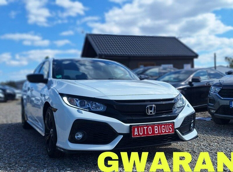 Honda Civic biala perla 1,0 i-vtec ledy duza navi idealna X (2017-2021)