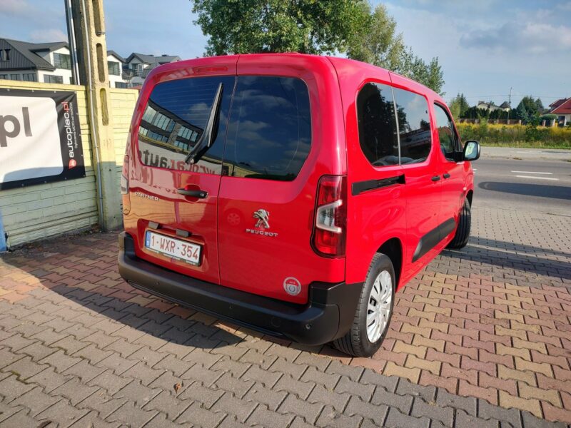 Peugeot Partner 1.5HDI 102KM Klimatyzacja 2x drzwi boczne