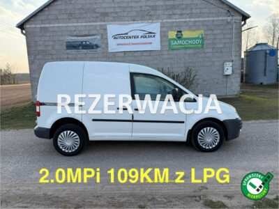 Volkswagen Caddy Volkswagen Caddy 2.0 benzyna 109KM MPI z Nową instalacją gazową