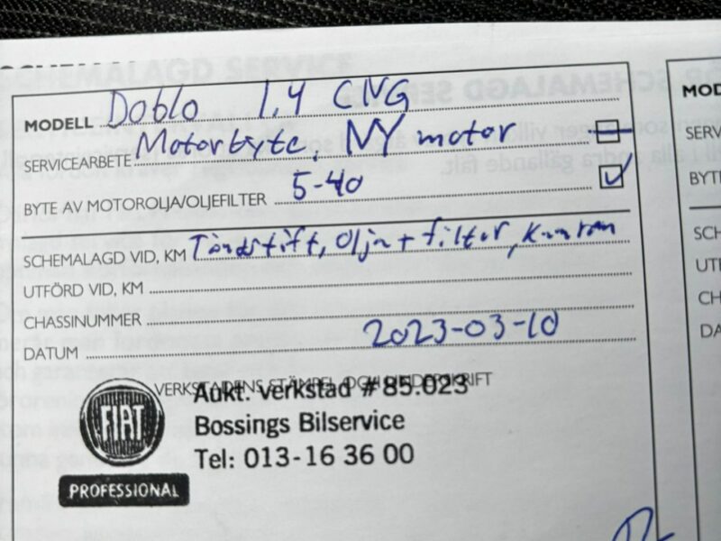 Fiat Doblo Maxi długi 1.4Tjet 120KM Chłodnia z Nowym LPG